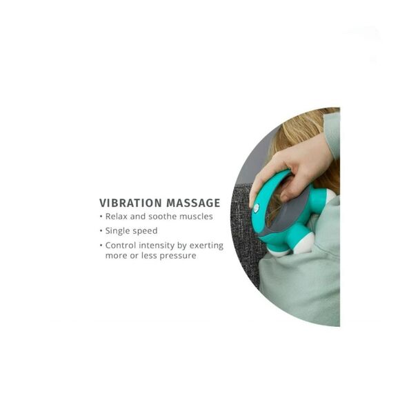 Homedics Quatro Mini Hand-Held Massager - Picture 2 of 4